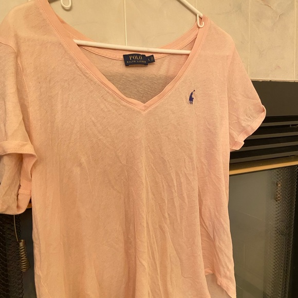 Blush Pink Polo/ Ralph lauren top - Picture 2 of 2